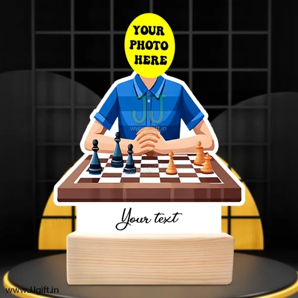 Personalized Chess Master Gift Idea, Best Standee Gift For Chessking - Image 3