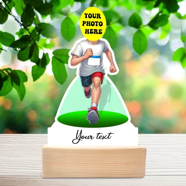 Personalized Male Runner Caricature Perfect Gift for Running Enthusiasts Marathoners and Fitness Buffs - Image 3