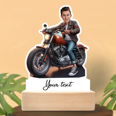 Ride in Style - Personalized Biker Standee with Your Face on It, Gift Ideas For Biker
