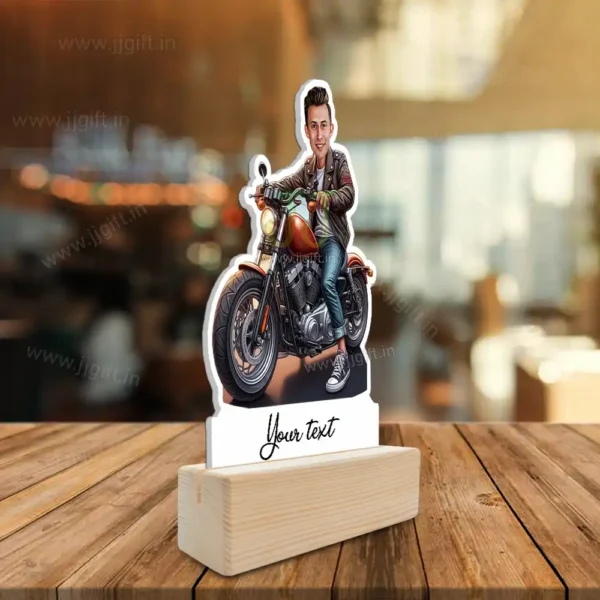 Ride in Style - Personalized Biker Standee with Your Face on It, Gift Ideas For Biker - Image 2