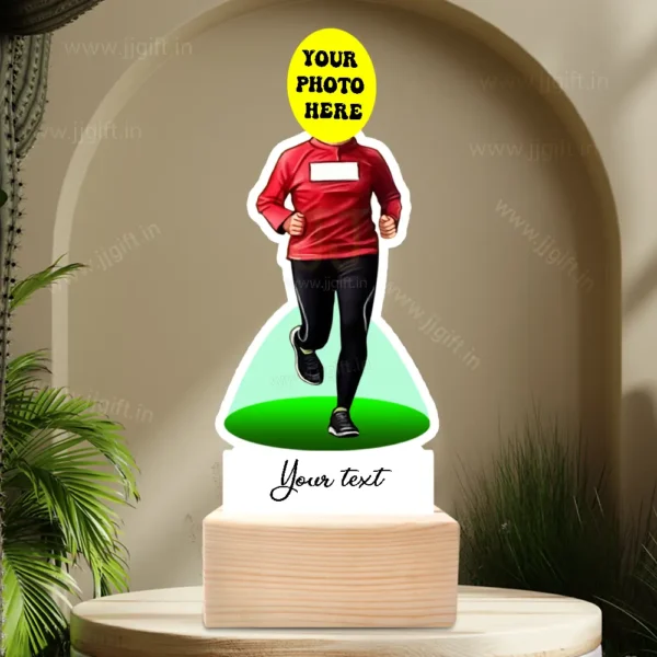 Runner Caricature Gift For Him, Best Runner Standee Gift For Him - Image 3