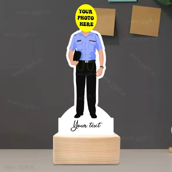 Air Force Officer Caricature Gift, Personalized Air Force Military Themed Standee - Image 3
