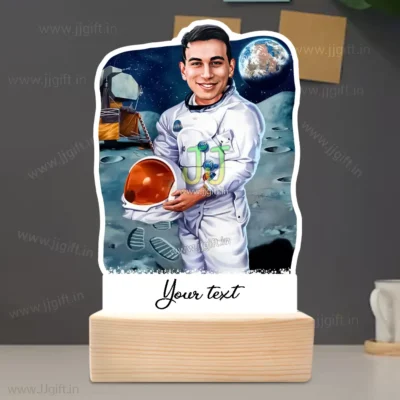 Custom Astronaut Caricature Standee, Personalized Space-Themed Gift for Kids, Science Students, Astronomy Fans