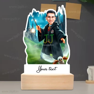 Custom Hogwarts Inspired Caricature, Magical Gift for Kids And Adults, Personalized Magic Themed Standee Gift