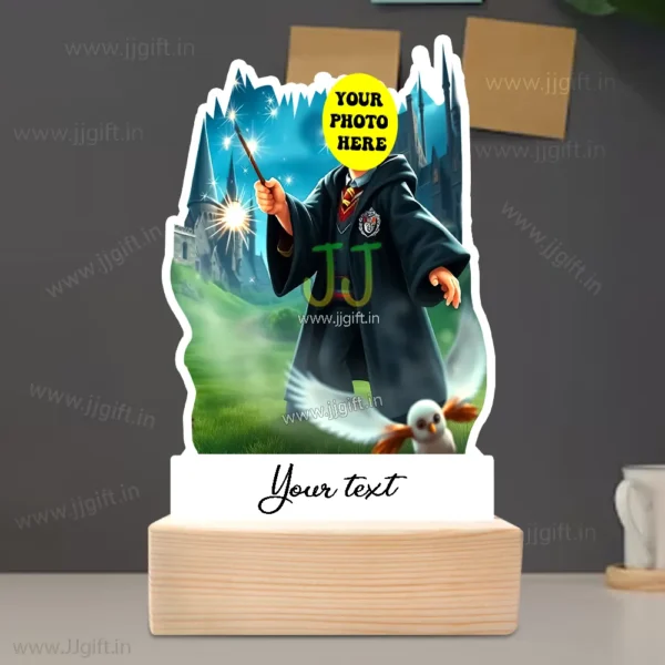 Custom Hogwarts Inspired Caricature, Magical Gift for Kids And Adults, Personalized Magic Themed Standee Gift - Image 3