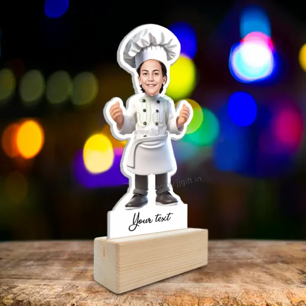 Custom Kid Chef Cartoon Standee, Little Chef Award - Image 2