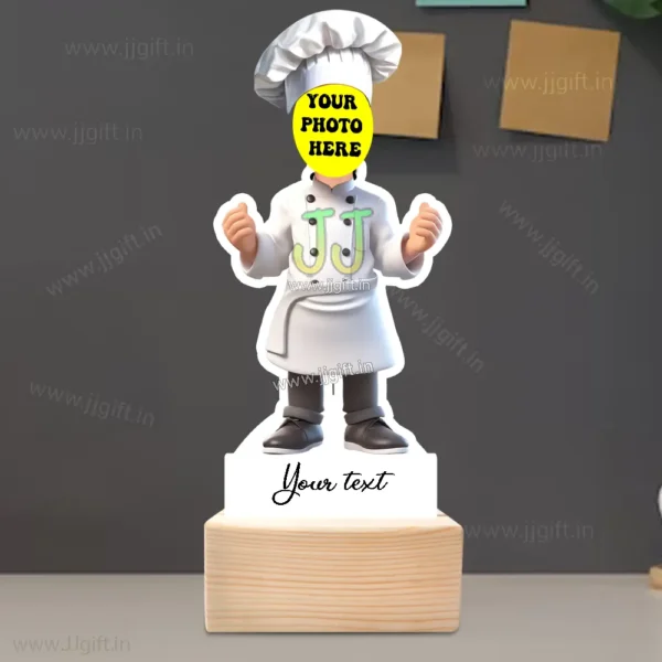 Custom Kid Chef Cartoon Standee, Little Chef Award - Image 3