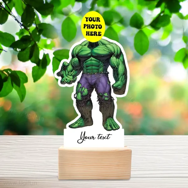 Customized Hulk Avatar Stand - Unique Gift for Marvel Fans, Custom Hulk Character Gift - Image 3