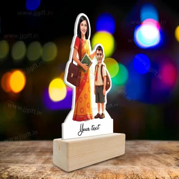 Educator & Child Personalized Caricature - Gift for Gurus & Tutors - Image 2