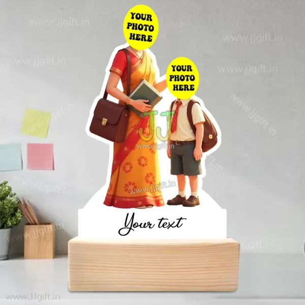 Educator & Child Personalized Caricature - Gift for Gurus & Tutors - Image 3