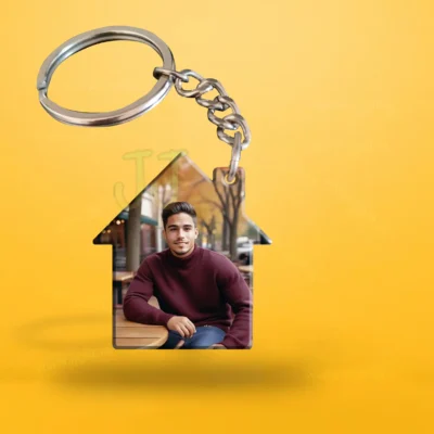 Home Shape Keychain