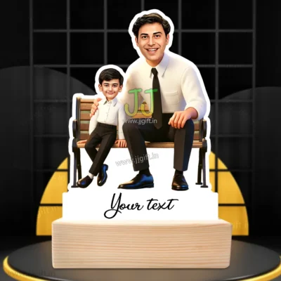 Like Father, Like Son - Personalized Desk Gift For Dad & Son