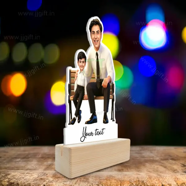 Like Father, Like Son - Personalized Desk Gift For Dad & Son - Image 2