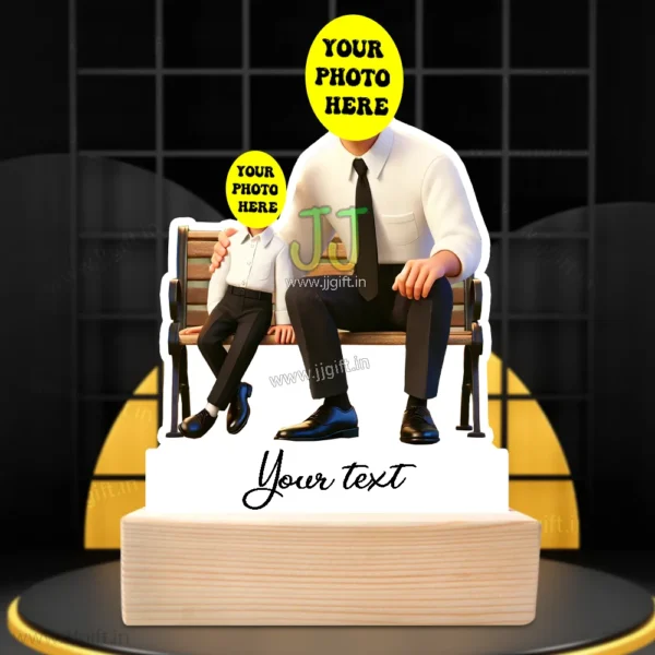 Like Father, Like Son - Personalized Desk Gift For Dad & Son - Image 3