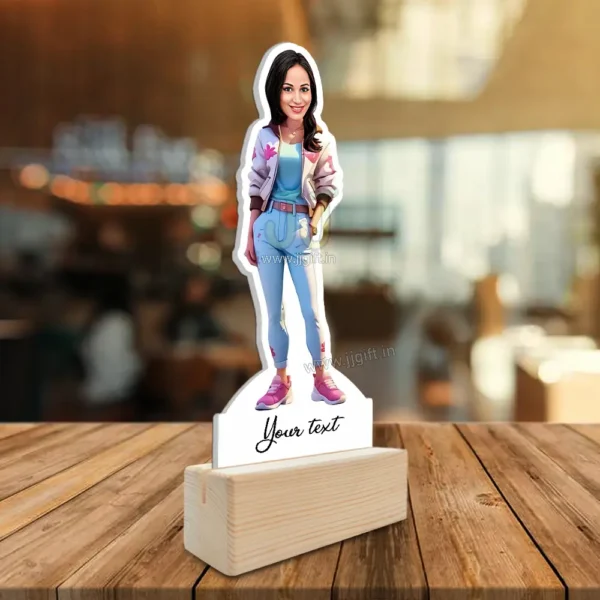 Stylish girl caricature 40 - Image 2