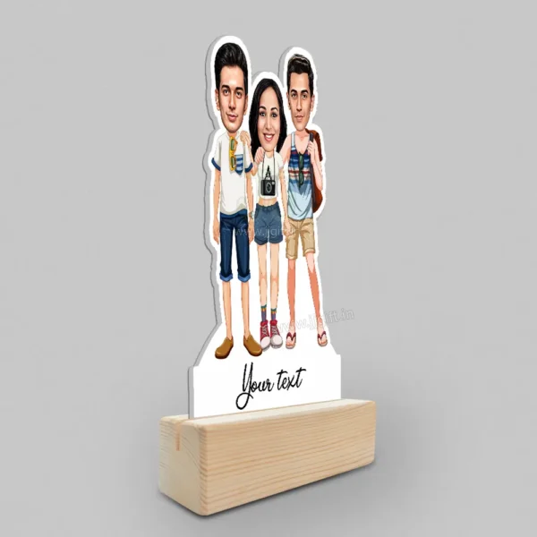 Best friends caricature gift group of 3 - Image 2