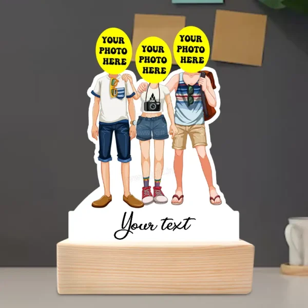 Best friends caricature gift group of 3 - Image 3