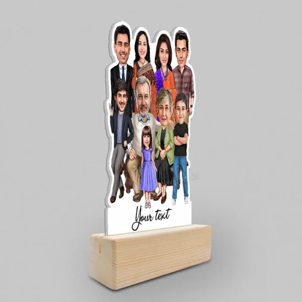 Caricature family of 9 - Image 2