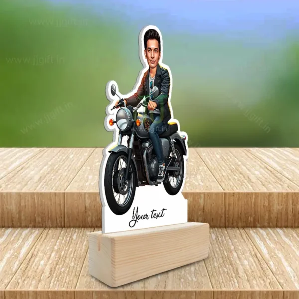 Custom Biker Caricature Gift, Cartoon Style Gift for Bike Lovers - Image 2
