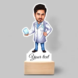 Dental student caricature gift