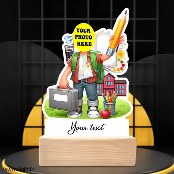 First Day of School Edition-Personalized Kindergarten Kid Caricature Standee - Image 3