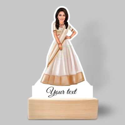 Indian wedding cloth caricature