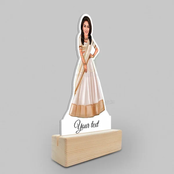 Indian wedding cloth caricature - Image 2
