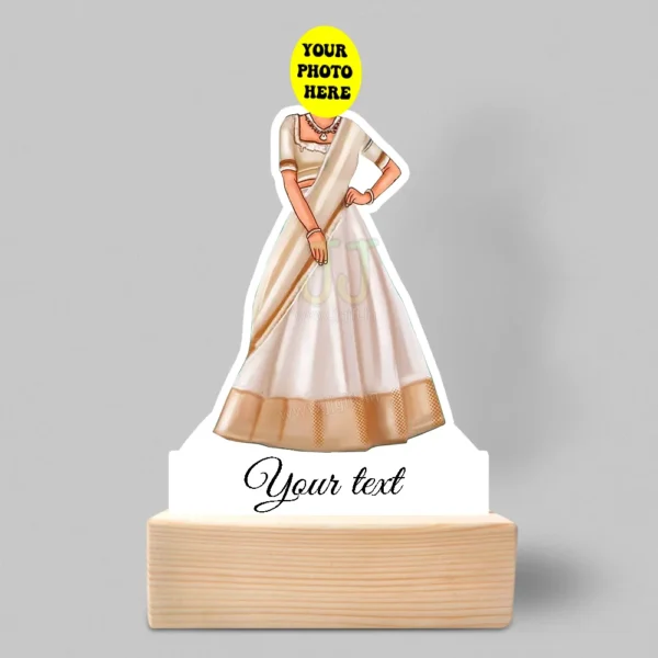 Indian wedding cloth caricature - Image 3