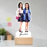 Modern Duo BFF Caricature Gift for Friends-Fashion Squad Edition