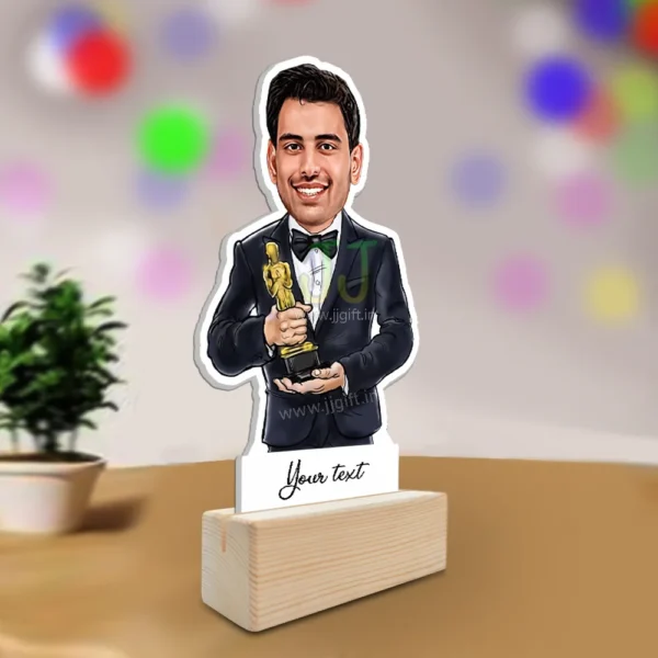 Oscar Winner Custom Caricature Standee-Unique Gift for Best Actor - Image 2