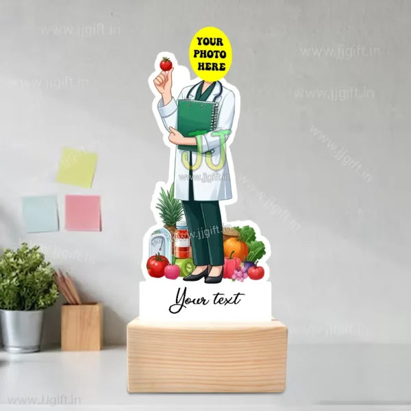 Personalized Cartoon Caricature Standy for Dietitian, Unique Cartoon Gift for Diet Coach - Image 3