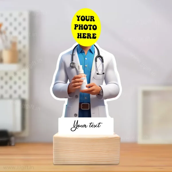 Personalized Dermatologist standee, Unique Gift for Skin Specialist Doctor, Skin Clinic Themed Gift for Doctors - Image 3