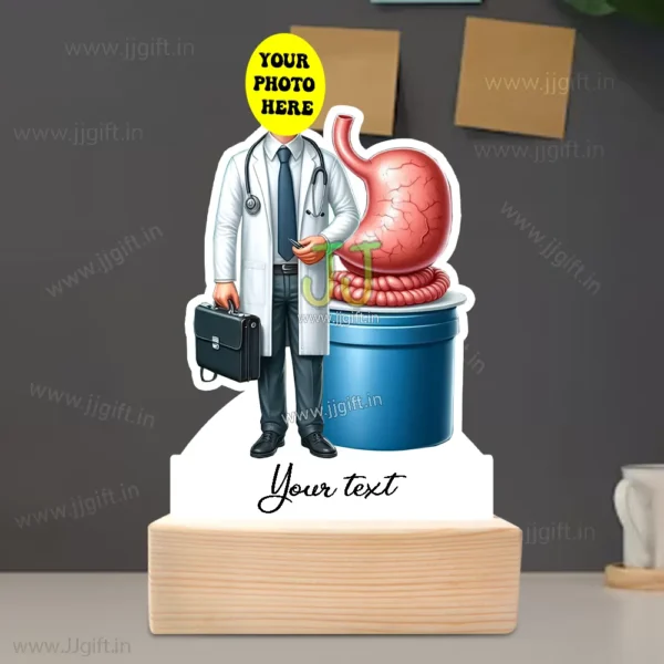 Personalized Gastroenterologist Caricature Standee, Stomach Specialist Doctor Caricature Gift - Image 3