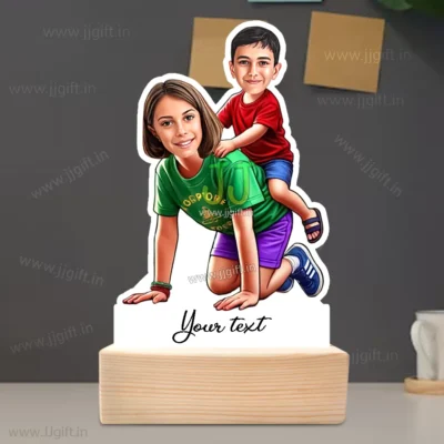 Personalized Siblings Caricature Standee Gift, Personalized Gift for Brother & Sister