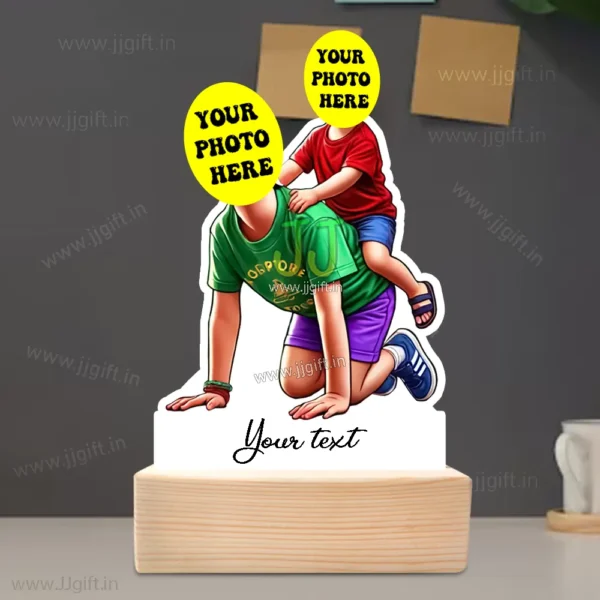 Personalized Siblings Caricature Standee Gift, Personalized Gift for Brother & Sister - Image 3