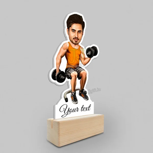 Personalized body builder caricature - Image 2