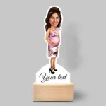 Pregnant women caricature