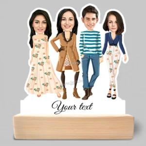 friendship caricature gifts for 4 friends