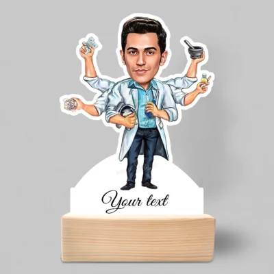 unique caricature gifts for male doctor