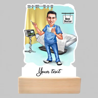 Custom Surgeon Caricature Standee, Personalized Gift for Doctors And Medical Professionals