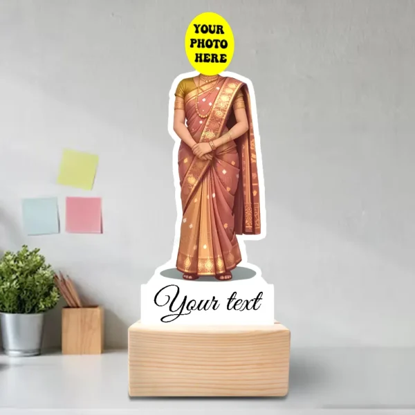 Lady in saree caricature 4 - Image 3