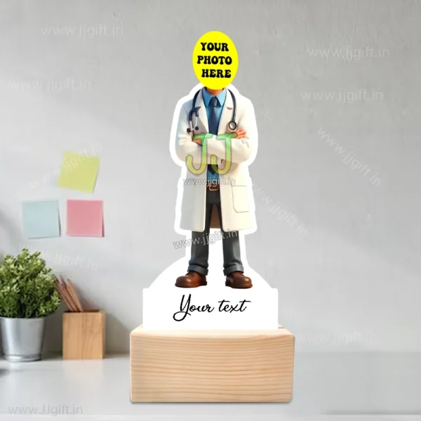 Personalized Cartoon Doctor Gift for Men, Unique Medical Professional Gift - Image 3
