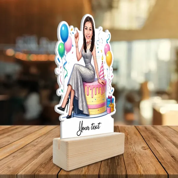 Birthday Party Theme Caricature Gift for Women-Birthday Queen Edition - Image 2