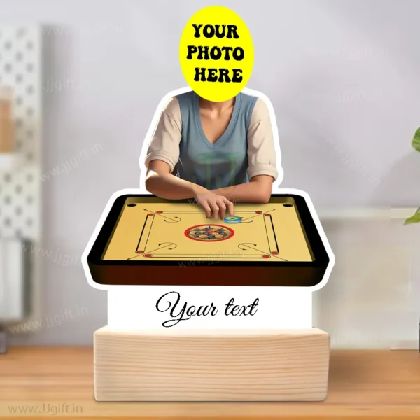 Custom Carrom Player Cartoon Standy For Female-Classic Striker Edition - Image 3