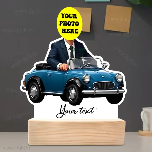 Custom Convertible Car Caricature Standee, Personalized Car Lover Gift Standee - Image 3