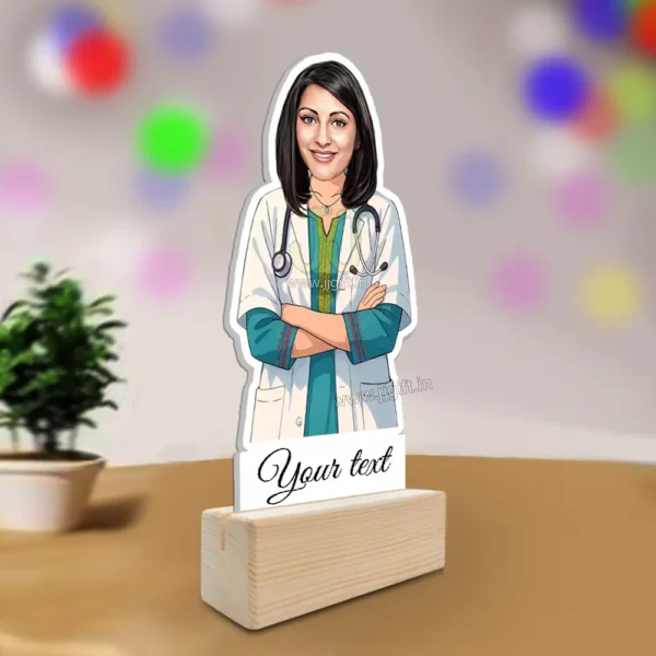 Personalized Doctor Caricature Stand-Healing Hands Edition - Image 2