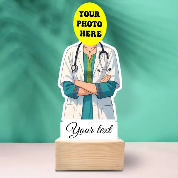 Personalized Doctor Caricature Stand-Healing Hands Edition - Image 3