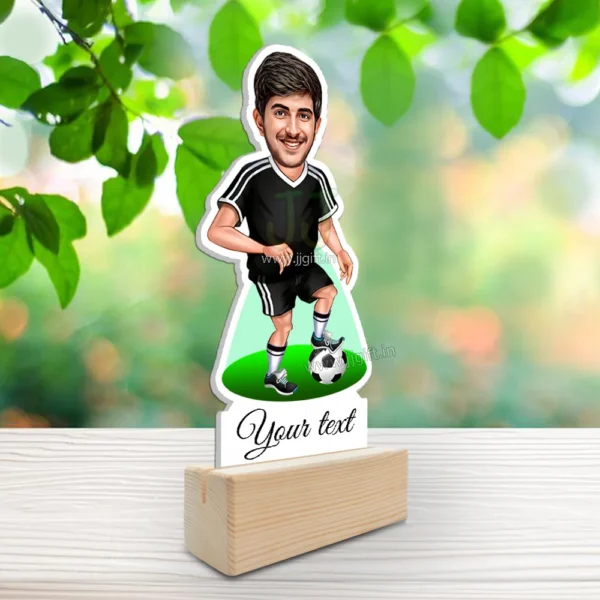 Personalized Football Player Caricature Gift-Sports Hero Edition - Image 2