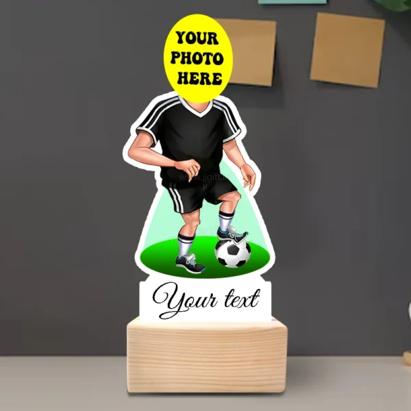 Personalized Football Player Caricature Gift-Sports Hero Edition - Image 3
