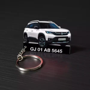 Suzuki Brezza Car Keychain With Color Option